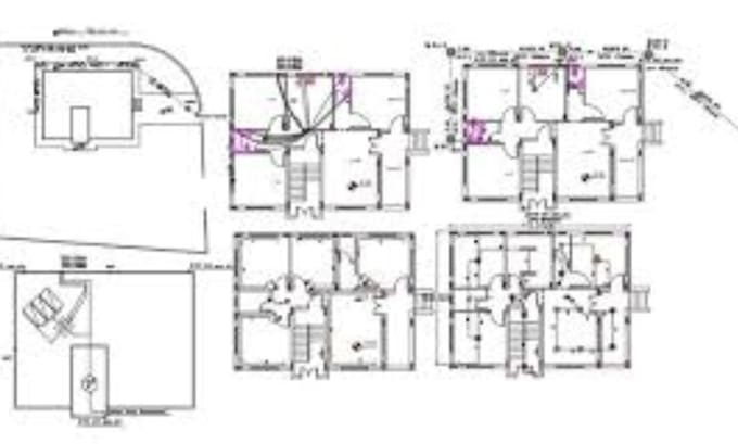 Draw your architectural floor plan, plumbing electrical plans, mep hvac ...