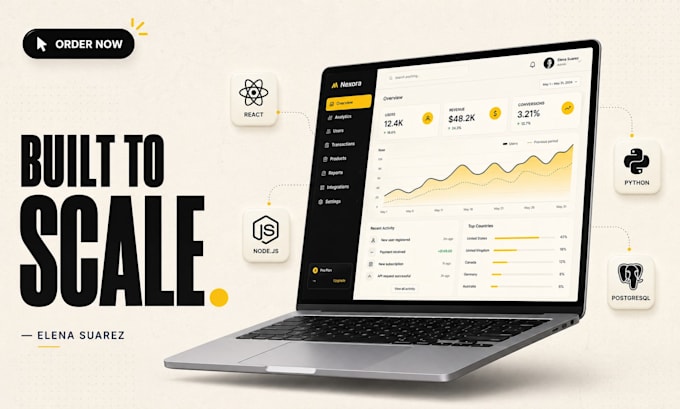 develop your full stack web app with modern technologies