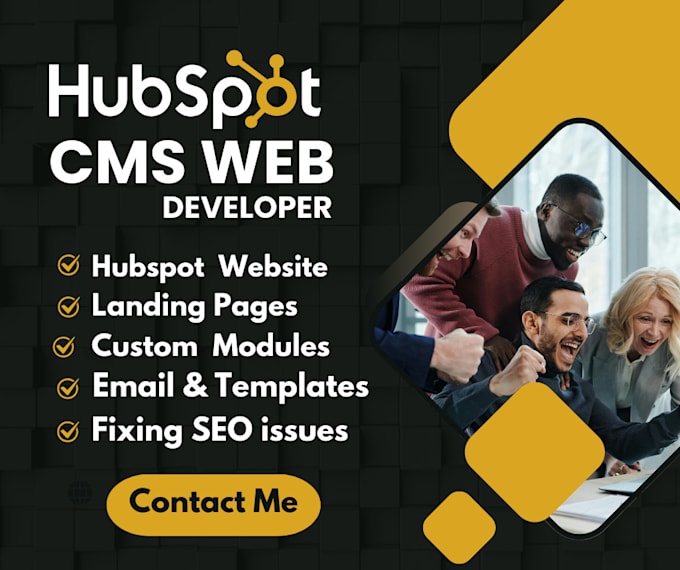 design and develop high converting hubspot cms websites and landing pages