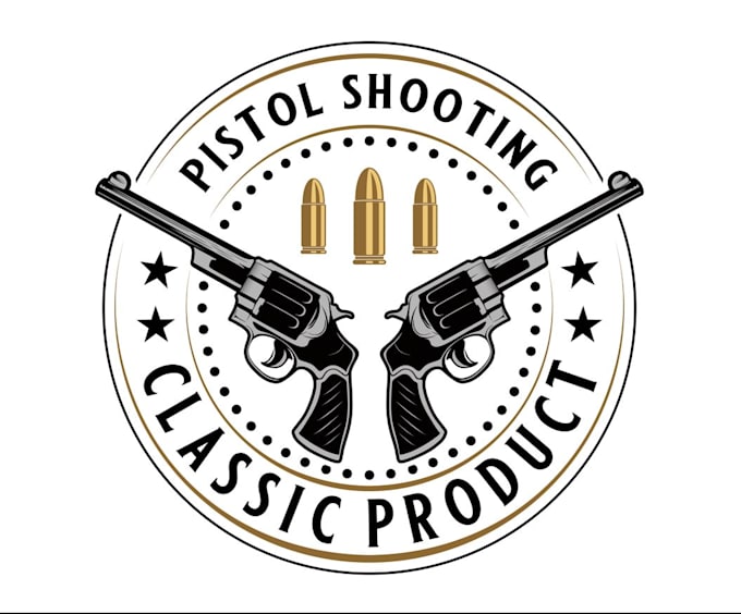 design beautiful gun logo