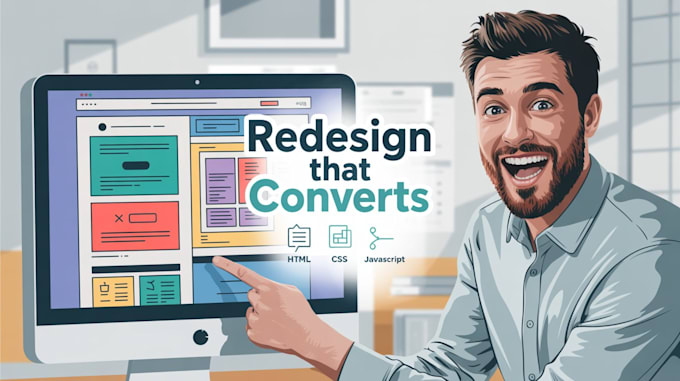 redesign, revamp and modernize your website professionally