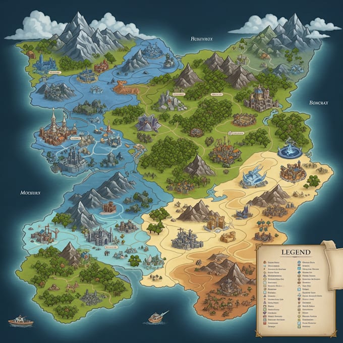 Create a custom map for fantasy, scifi, book or boardgame by ...