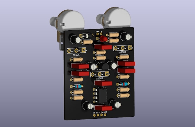 design production ready guitar pedal pcbs