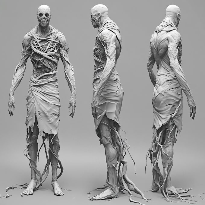 make horror, scifi fantasy illustration