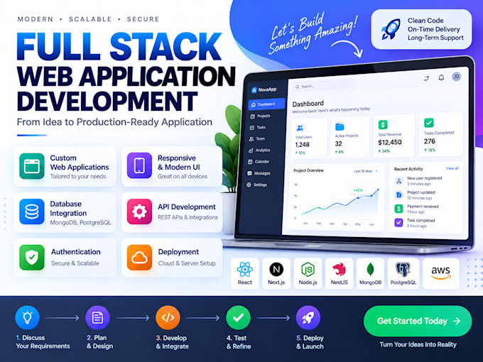 build a full stack web app with next js and node js
