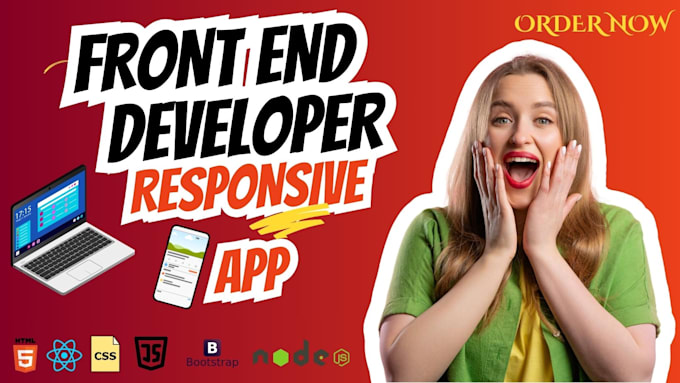 develop frontend website react, next js, full stack website