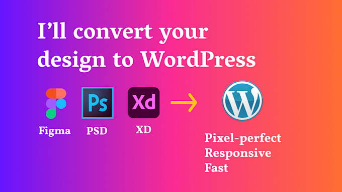 convert your design to wordpress with acf