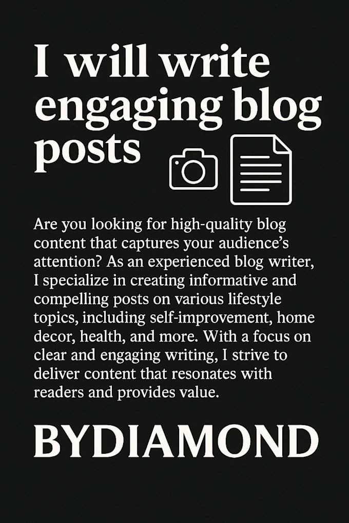 write heartfelt and emotional blog posts or personal letter