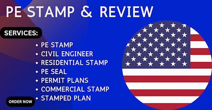 texas pe stamp for civil and structural engineering