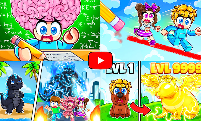 draw roblox thumbnail for youtube