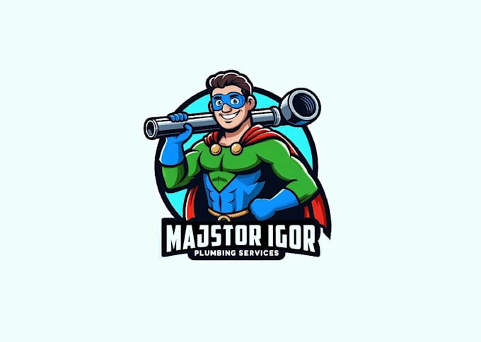 create professional and specially plumbing logo design