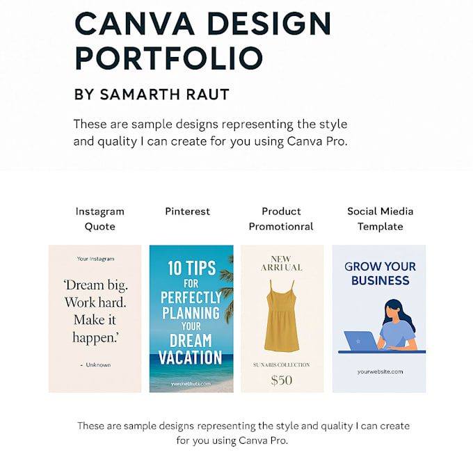 Create stunning canva designs for your brand or social media by Samarth ...