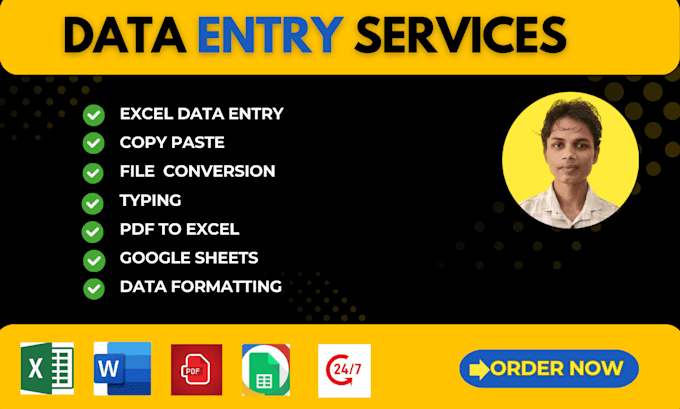 Do accurate data entry, copy paste, and excel typing work by Neeraj ...