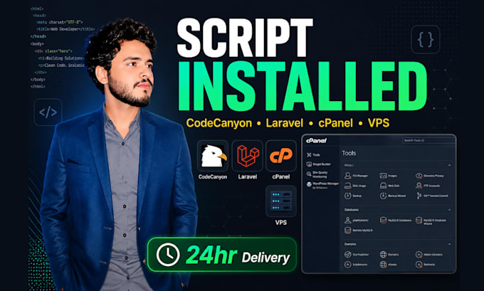 install PHP script laravel script and codecanyon script on any hosting or vps