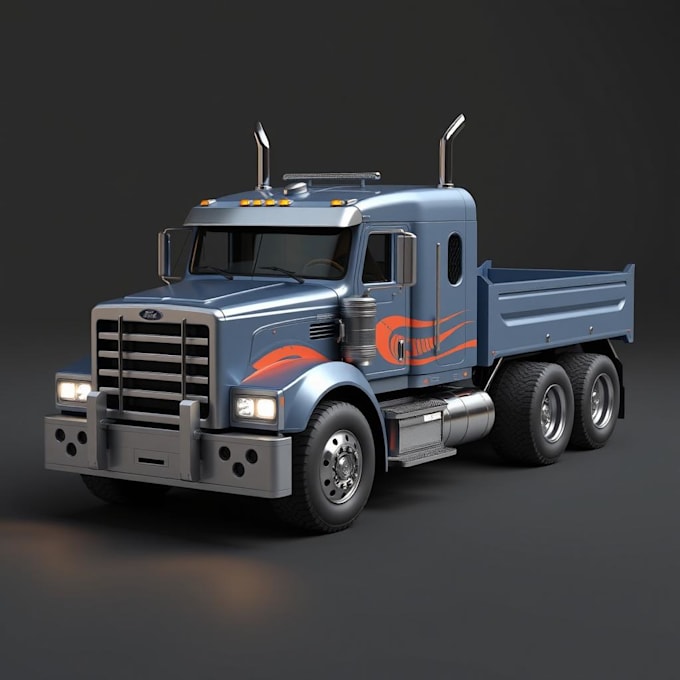 do 3d car model, 3d truck, product design, mini truck model ,body kit, 3d rc