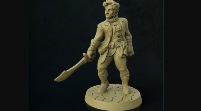 Sculpt 3d miniature, 3d mini, 3d model dnd tabletop, game for 3d ...