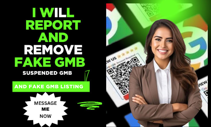 Report and remove fake gmb, fake gmb listing by Elizabeth_e12 | Fiverr