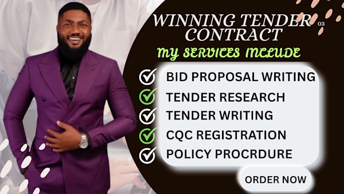 Write winning tender rfp rfq and bid proposals by Annaleeortiz | Fiverr