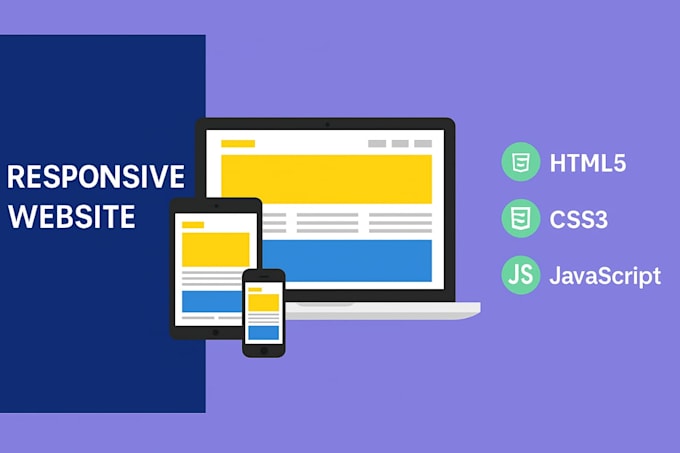 build a modern responsive website using HTML CSS javascript