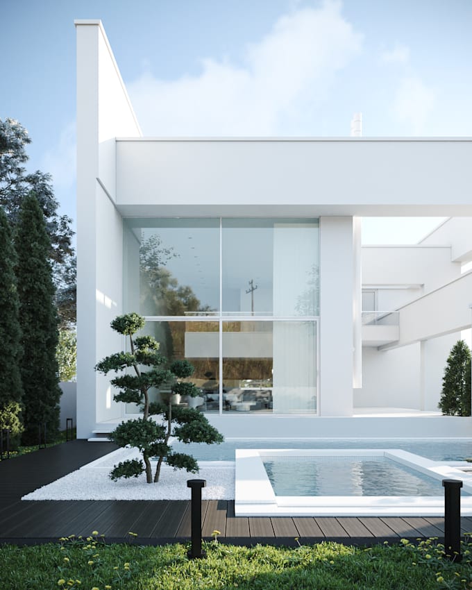 create photorealistic exterior 3d renderings