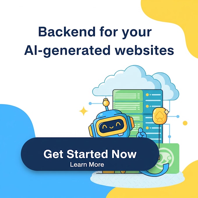 build a powerful backend for your ai generated website