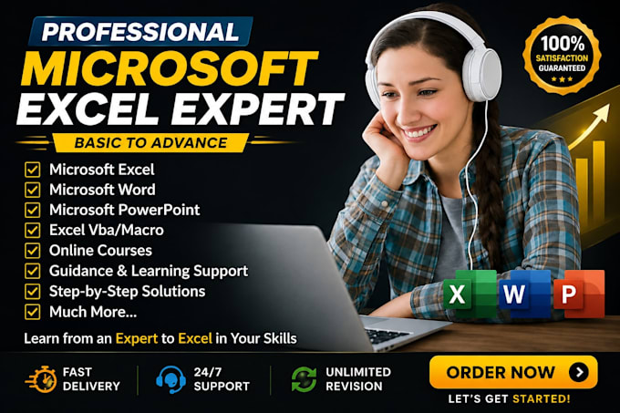 do your microsoft excel, ms word, powerpoint assignments and projects urgently
