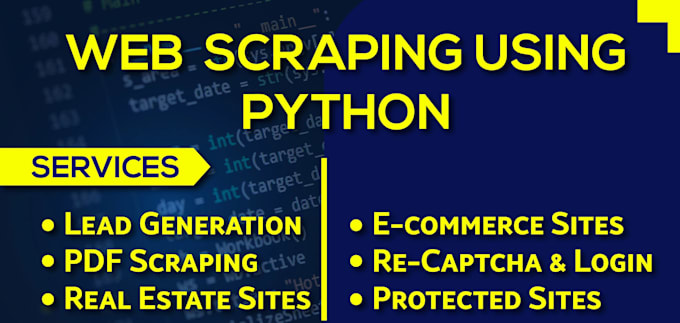 data mining, data scraper, python web scraping, data extraction