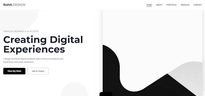 design a website UI in figma
