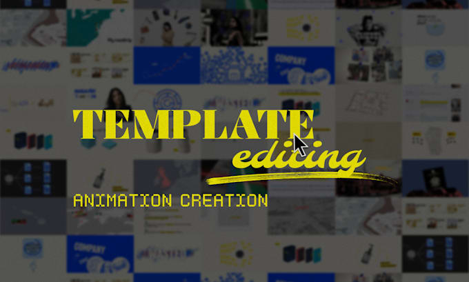 Edit existing template or create custom animation for your needs by ...