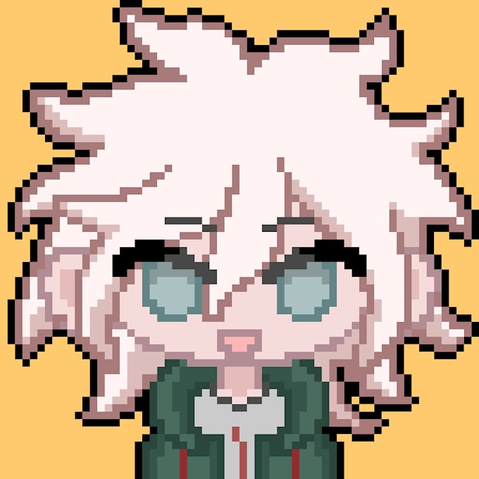 draw a simple pixel icon of your character