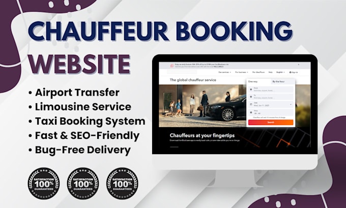 create a chauffeur, taxi, or limousine booking website with wordpress