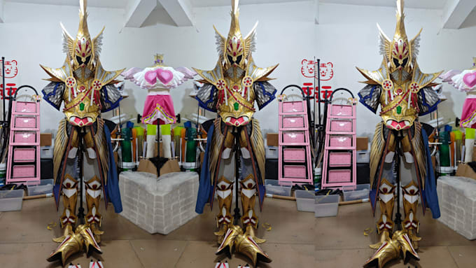design wearable cosplay creation full anime armor 3d mask design 3d printing