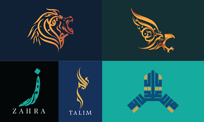 design arabic calligraphy logo