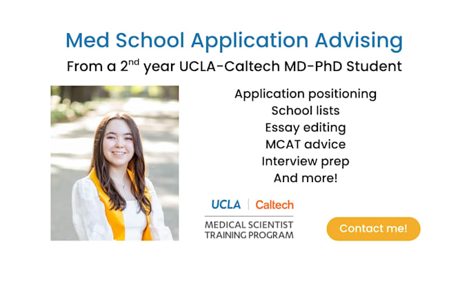 edit and polish your medical school and MD phd applications