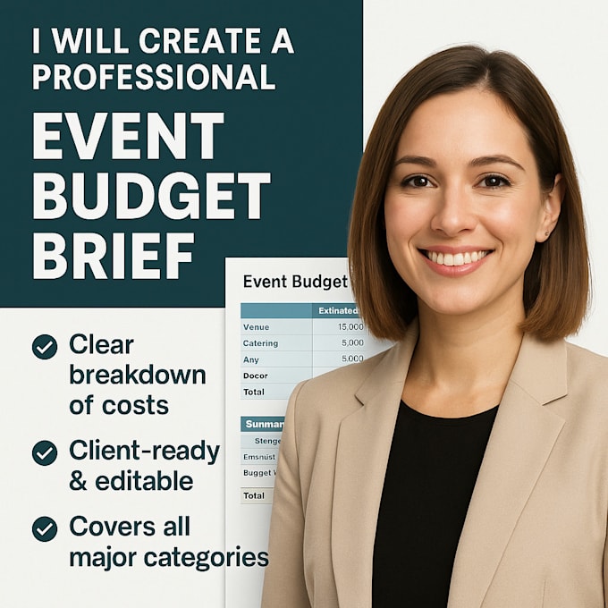 create a detailed event budget