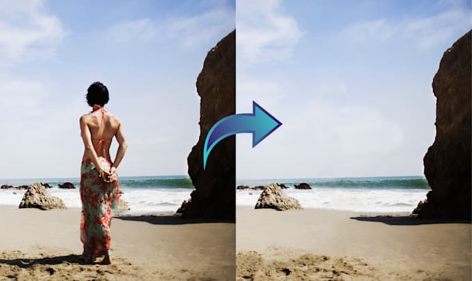 remove or add people and person objects from image