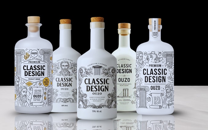 Grand Label Do whiskey bottle label design wine gin rum vodka brandy, product label ...