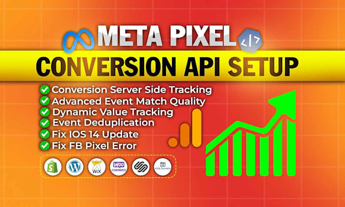 setup meta facebook pixel conversion API server side tracking