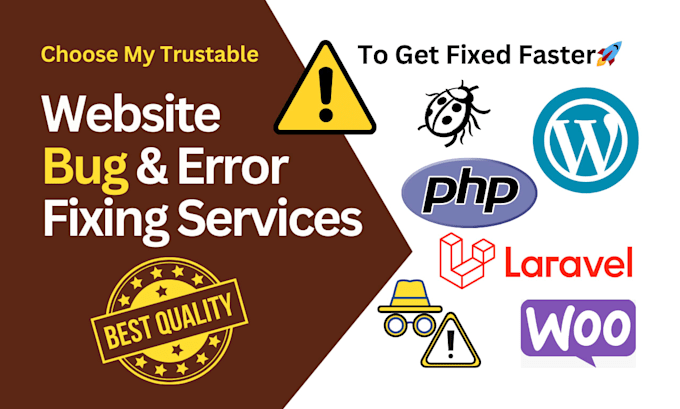 fix wordpress errors, bugs, database issues, 500 error fast