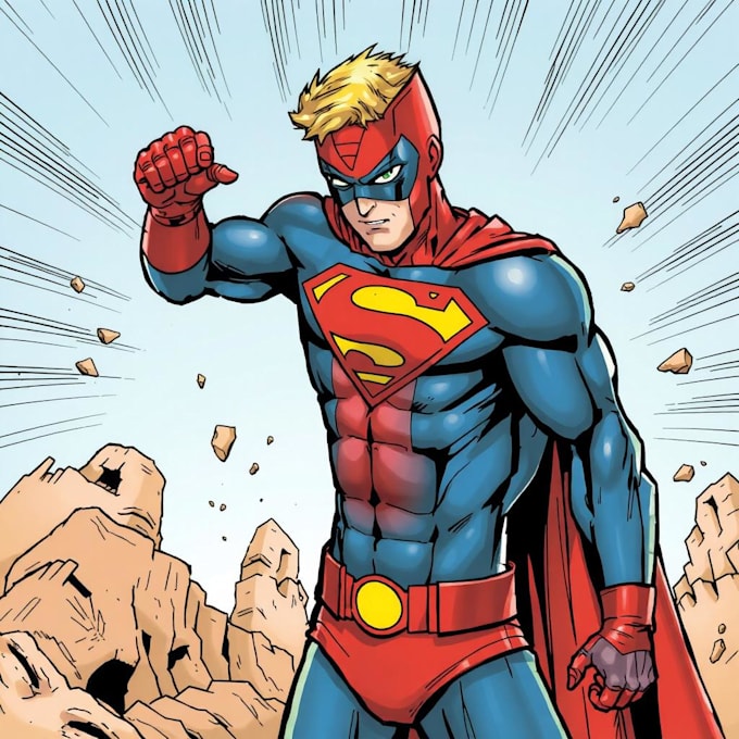 draw your favorite superhero character and comic