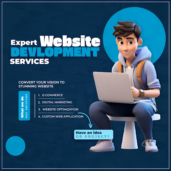 build a professional responsive website with laravel or nodejs