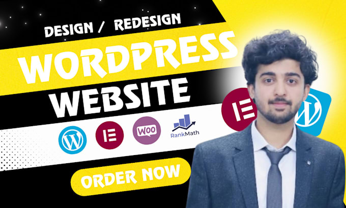 create affordable wordpress website, modern design and SEO
