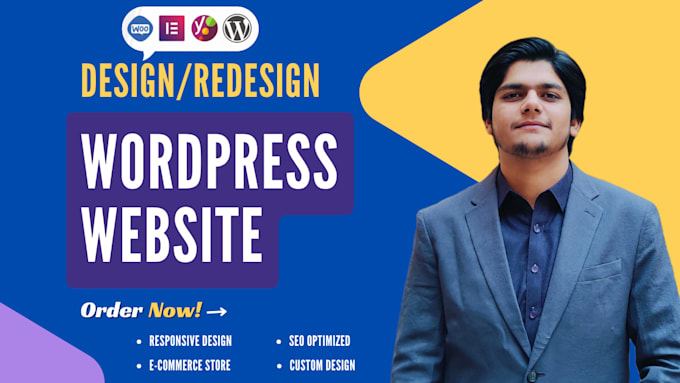 develop, design or redesign a professional wordpress website