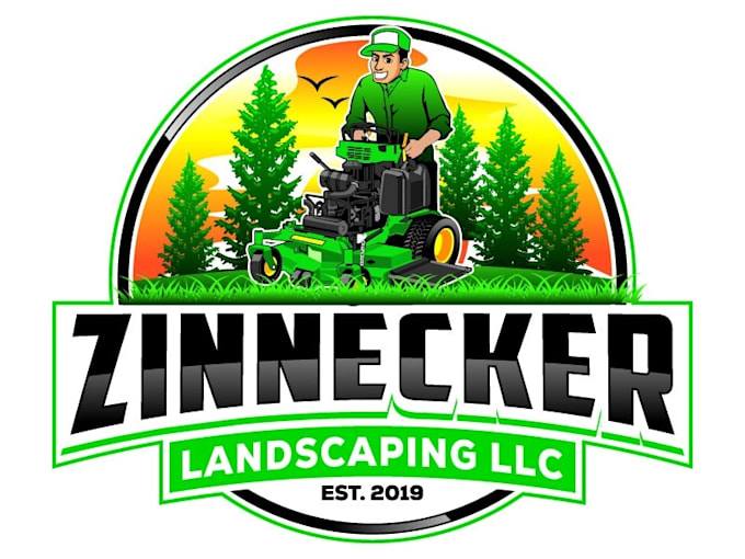 design modern landscaping logo