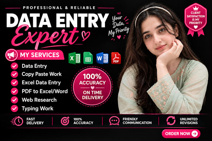 do data entry and web resarch