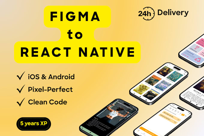 convert your figma to pixel perfect react native UI fast