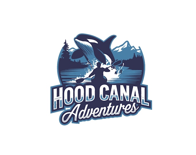 create professional and specially whale logo design