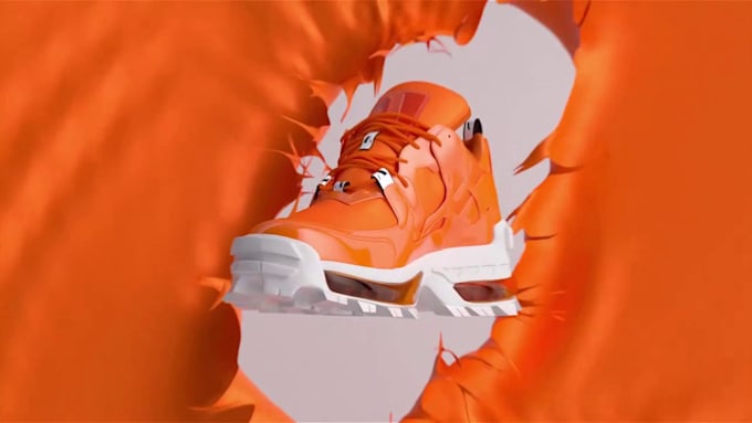 offer 3d shoe model, 3d sneaker design, 3d shoe animation, 3d shoe render