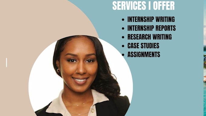 write and edit your internship report, project and research topic
