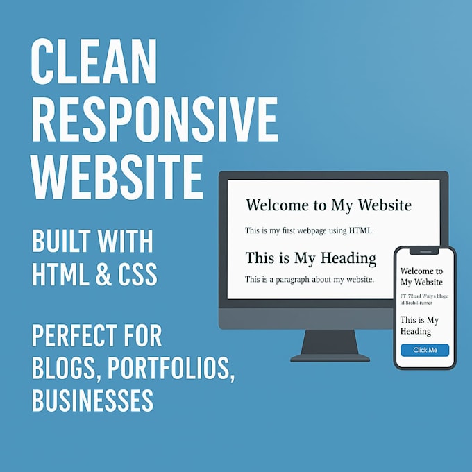 Create a stunning responsive website using html,css and javascript by ...